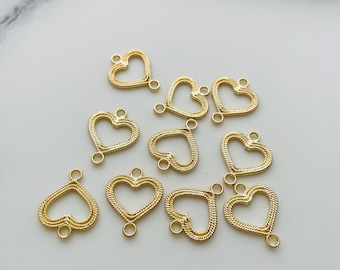 10pcs- Charms Connectors - 19x15mm