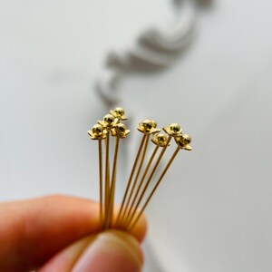 10 x Flowers Head Pin 30mm image 5