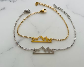 1 Pcs  - Mountain Bracelet - Adjustable