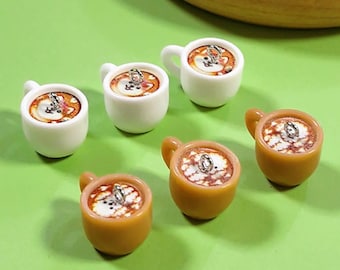 20 Ps - Dijes de resina mixta para tazas de café