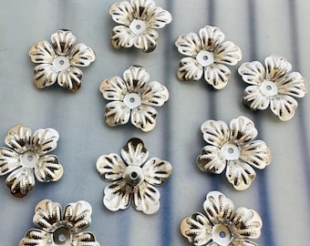 50pcs, Flower Beads, 21mm