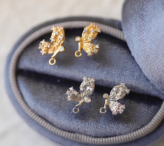 5 Orecchini In Argento Sterling 925 Perno Piatto Per Orecchini - Foto 8