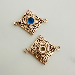 4mm, Round Settings , 10 pcs