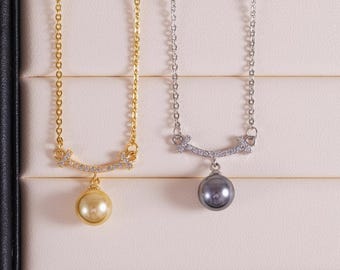 Without pearl, Blank Chain Necklace Setting - 45cm