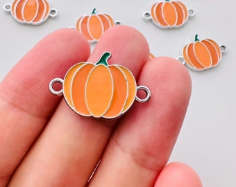 パンプキンです。 10個 - パンプキンチャーム - 15 x 22 mm - Etsy 日本