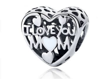 love you mom charm