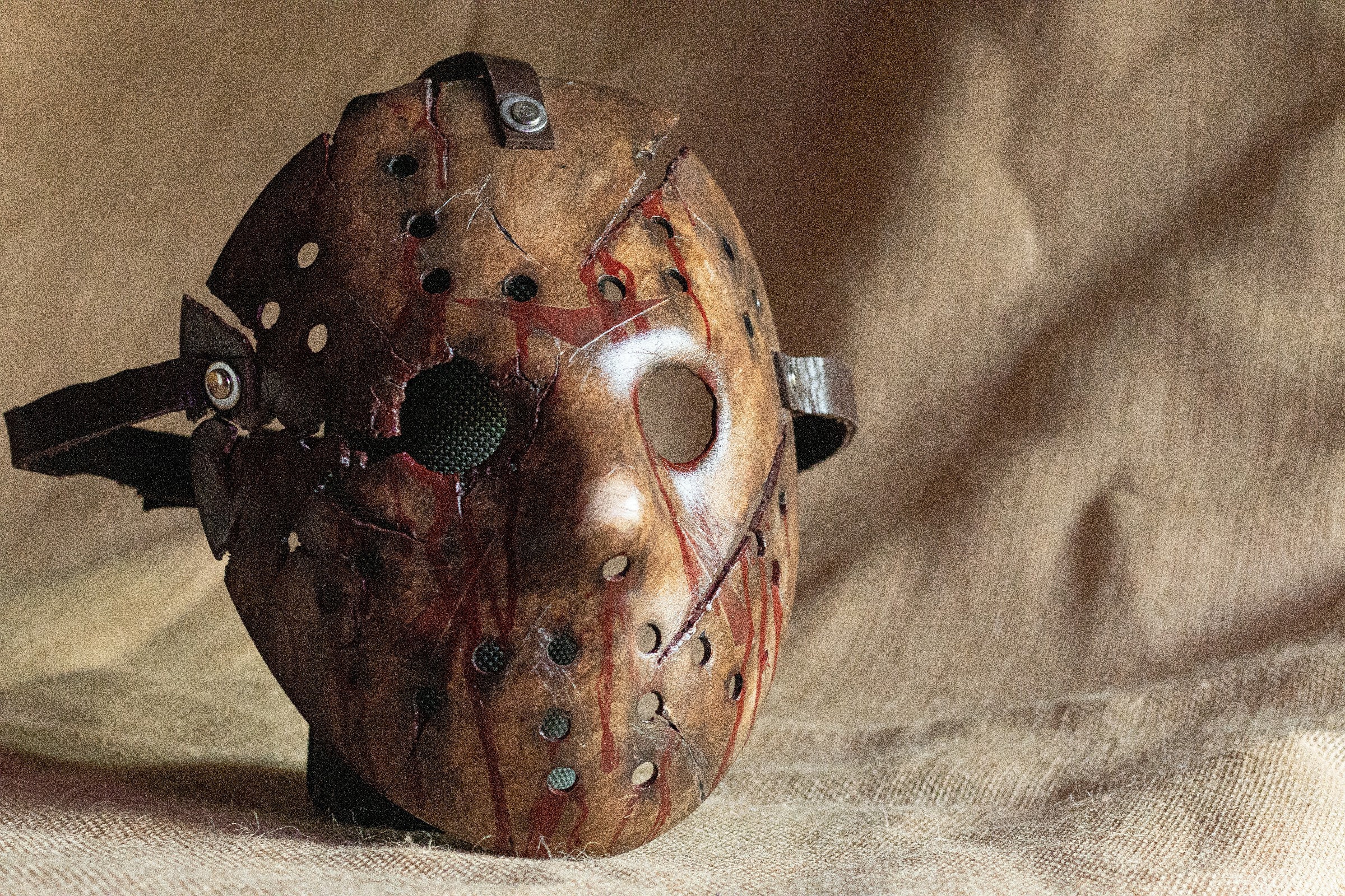 Freddy Vs Jason Inspired Damaged Mask - Jason Voorhees