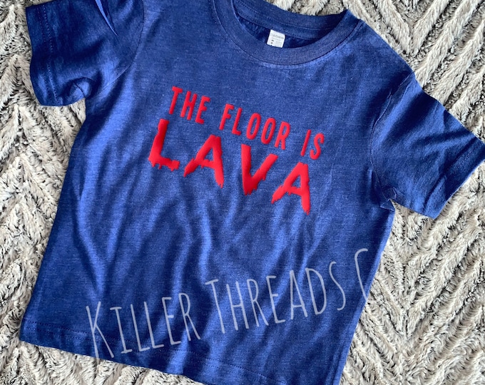 The Floor Is Lava Kids Graphic Tee