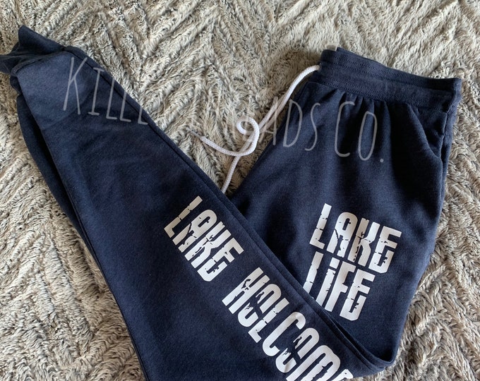 Lake Life Clothing, Custom Lake Life Joggers, Lake Life Sweatpants, Custom Pants