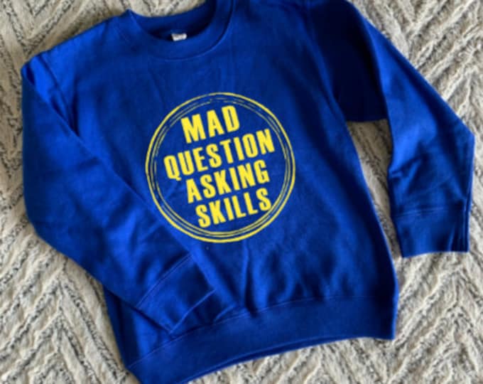Mad Question Asking Skills Toddler/Youth Graphic Tee