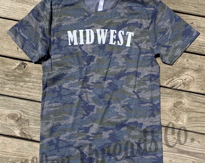 Midwest Camouflage Adult Graphic Tee