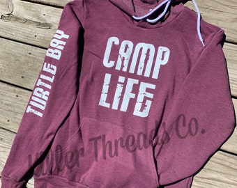 Customizable Camp Life Adult Hoodie