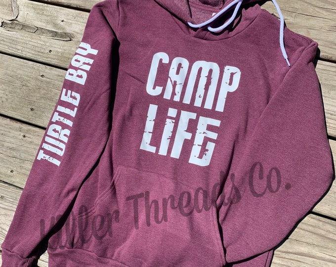 Customizable Camp Life Adult Hoodie