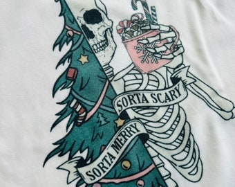 Sorta Merry/Sorta Scary Adult Graphic Tee