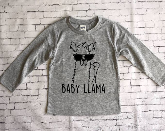 Baby Llama Infant/Toddler/Youth Long Sleeve Tee
