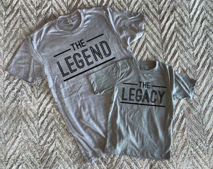 Legend & Legacy Daddy and Me Graphic Tee Set