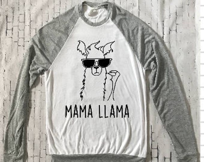 Mama Llama Raglan Light Weight Sweater