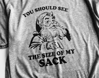 Santa Sack Adult Graphic Tee