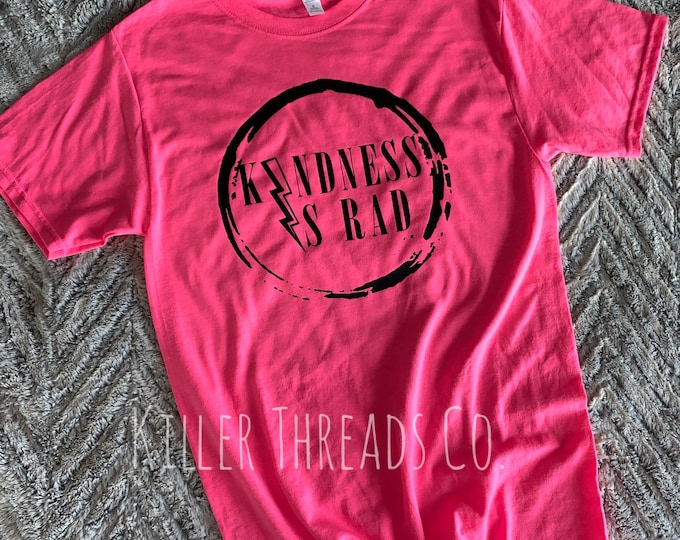 Kindness is Rad Adult Graphic Tee
