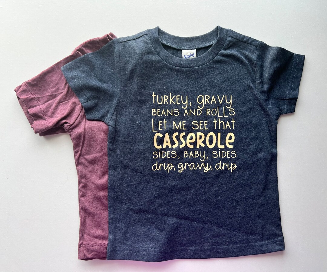 T-shirt Enfant Thanksgiving Dinde Marron Rigolo - Taille 8-10 - Manches Longues - Occasion Très Bon état
