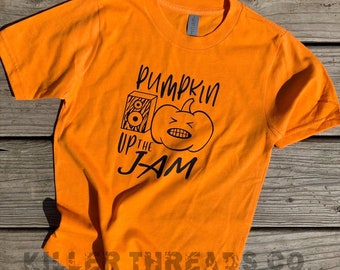 Pumpkin Up The Jam Infant, Toddler, Youth, Adult Halloween Graphic Tee
