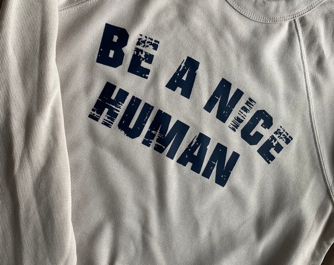 Be A Nice Human Adult Crewneck