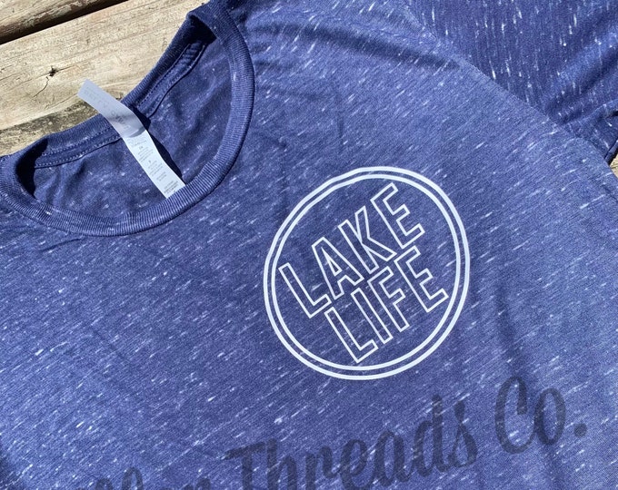 LAKE LIFE Unisex Adult Graphic Tee