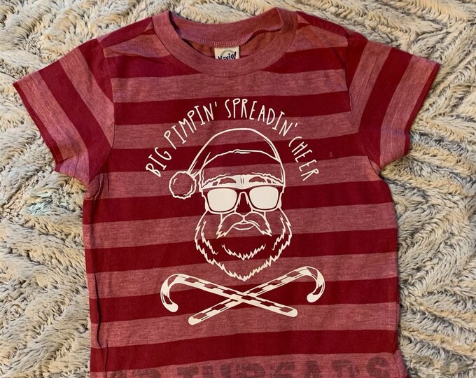 Big Pimpin Spreadin Cheer Infant/Toddler/Youth Christmas Tee