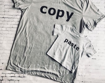 COPY & PASTE Graphic Tee Set