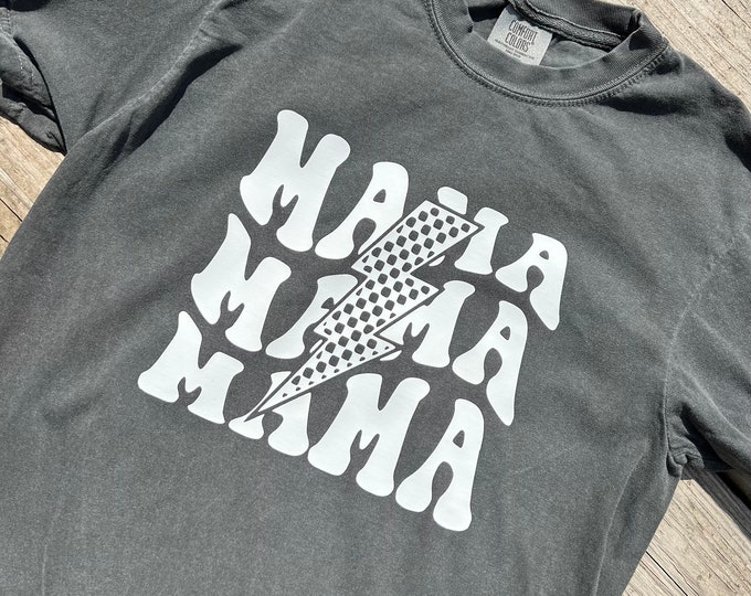 Mama Lightning Shirt - Rad Mama Shirt - Cool Mom Tshirt