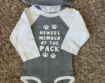 Newest Member Of The Pack Onesie