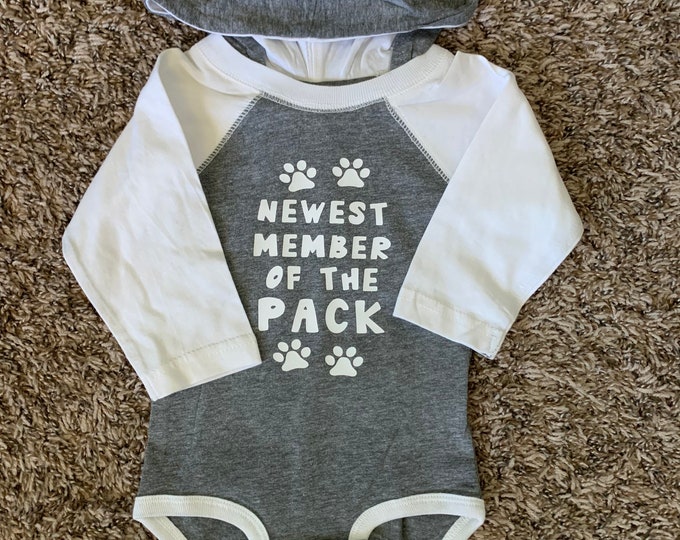 Newest Member Of The Pack Onesie