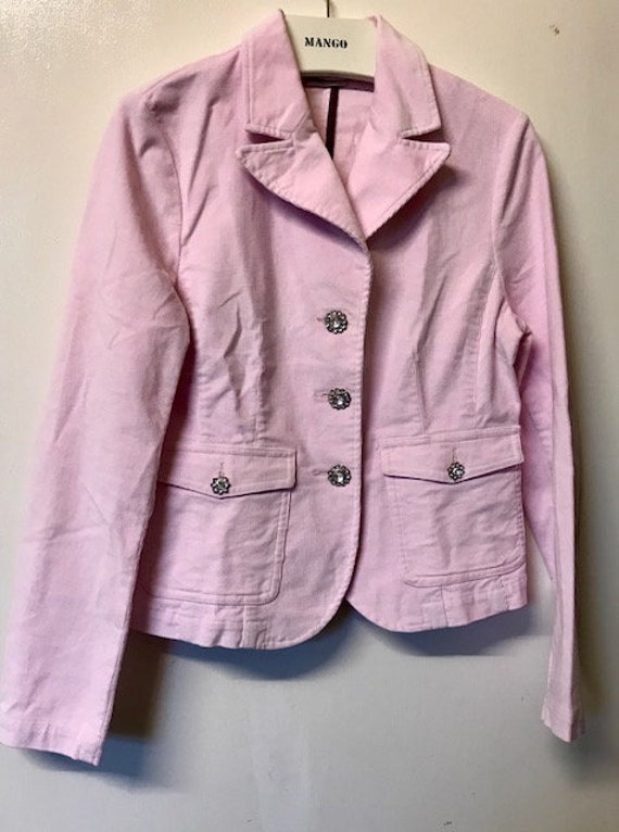 baby pink corduroy jacket