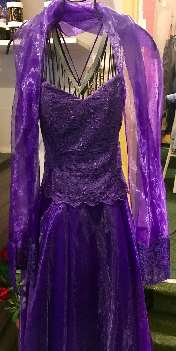 1980's long ball gown
