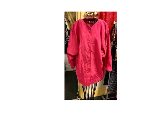 Jean Muir fuchsia pink vintage jacket