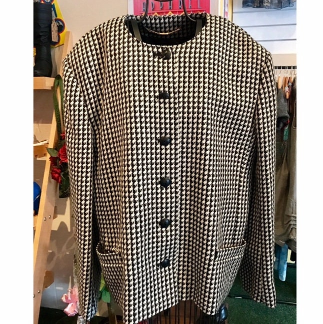 Ladies Vintage Windsmoor dogtooth jacket Etsy