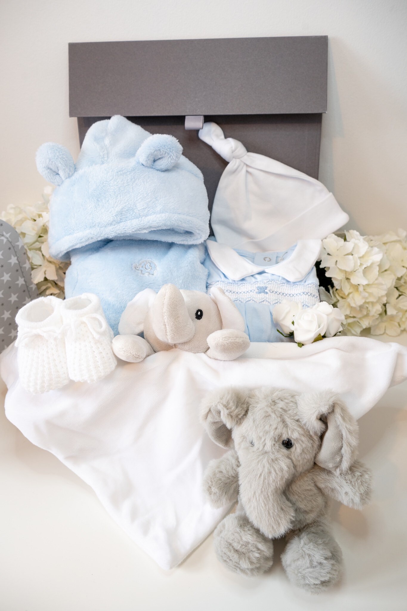 Baby Boy Hamper Deluxe ELEPHANT Themed Baby Hamper Etsy UK