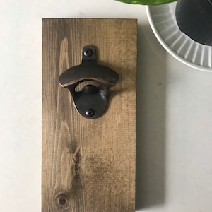Bottle opener, fridge bottle opener, beer opener, bar ware, beer gear, magnetic bottle opener, rustic,