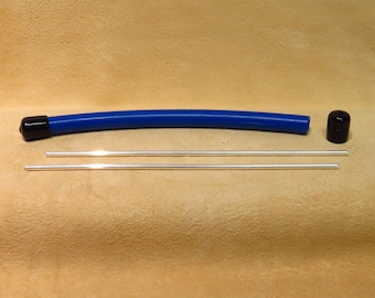 99.99% Pure Silver Wire: 10 Gauge, 6" Rods with Tube