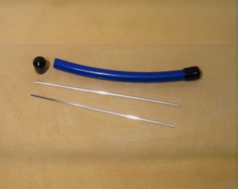 Golden State Silver 9999 Pure Silver Wire 10 gauge (.101") Two 5" Rods w/ Tube - Best Purity for Making Colloidal
