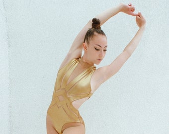 Unitard "Illusion" Contemporary/ Jazz/ Aerial/ Pole/ Lyrical/ Vogue Dance Costume
