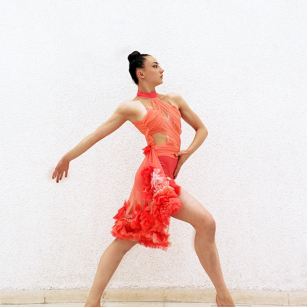 Costume de danse « Surréaliste » Contemporain/ Moderne/ Jazz/ Aérien/ Pôle/ Lyrique