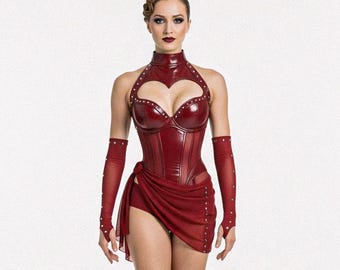 Bodysuit "Marmelade" Contemporary/ Modern/ Jazz/ Aerial/ Pole/ Lyrical/ Vogue Dance Costume