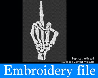embroidery convert file to cdr Skull middle Etsy finger embroidery convert file to cdr Skull middle Etsy finger