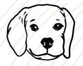 Articles Similaires à 286 Une Tête De Chien Mignon Beegle