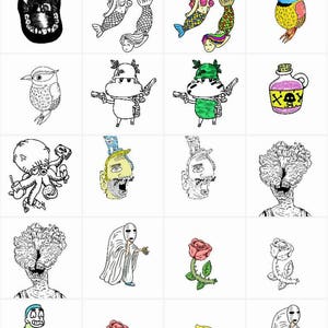 Custom Drawings for Personal and Commercial Use Exclusive Ownership License Available 画像 9