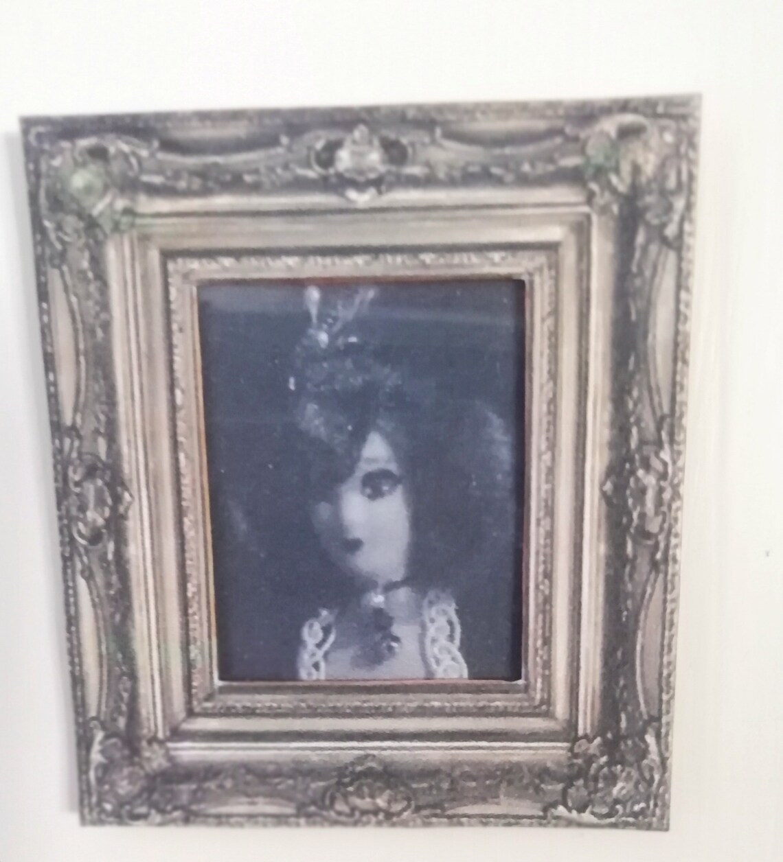 Dollhouse Printable Framed Portrait Kit 3 Mini B&amp;W Photos - Etsy