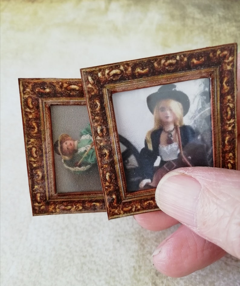 Downloadable Set of Dollshouse Portraits to construct image 1