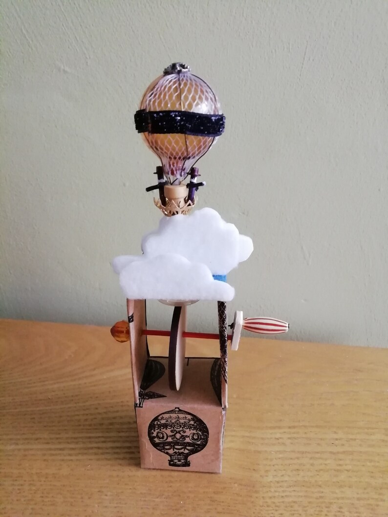 Mechanical Model Upcycled Junk Moving Desk Toy Fiddle Toy for Grown Ups