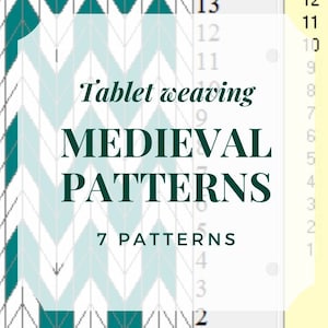 Middeleeuwse tabletweefpatronen, gebaseerd op Sforza's decoratieve Rotellas, voor het maken van kleurrijke riemen en borduren